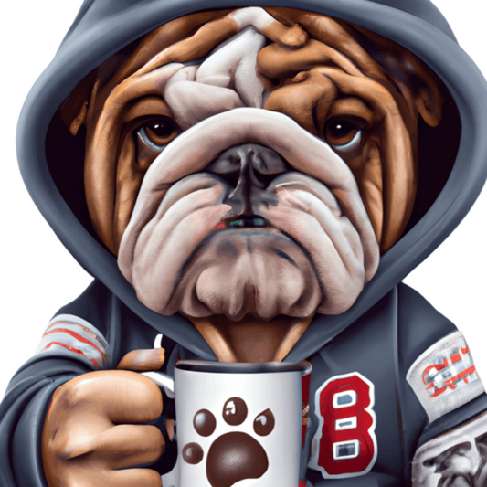 Dog English Bulldog | Diamond Painting