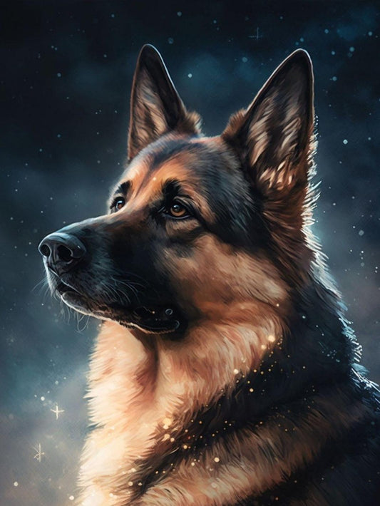 Dog German Shepherd | Diamond Painting