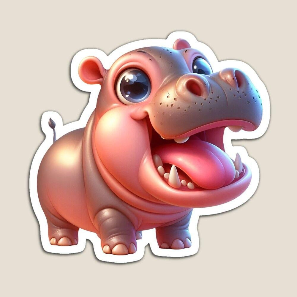 Hippo | Diamond Painting
