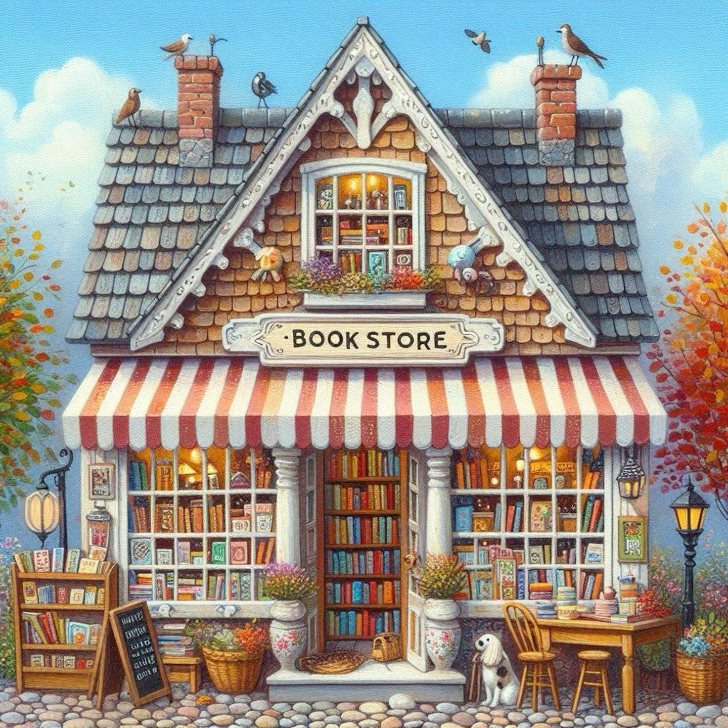 Bookshop | Diamond Painting