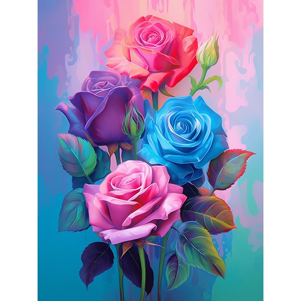 Colorful Flower | Diamond Painting