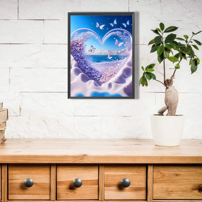 Beach Love Butterfly | Diamond Painting