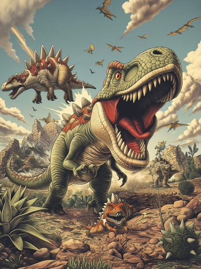 Dinosaur | Diamond Painting