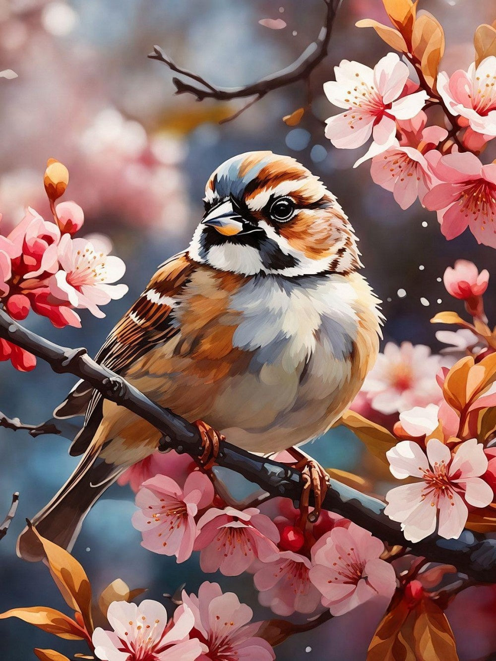 Birds and Flowers | Diamond Painting