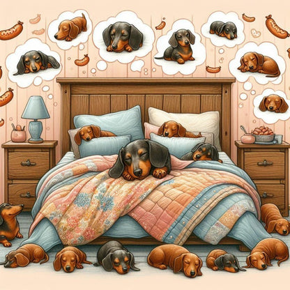Dachshund Dog | Diamond Painting