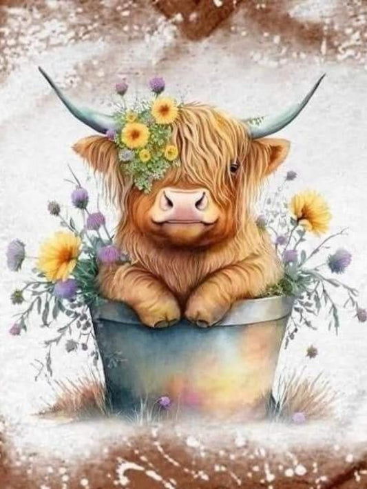 Highland Cow | Diamond Painting