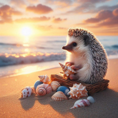 Hedgehog | Diamond Painting