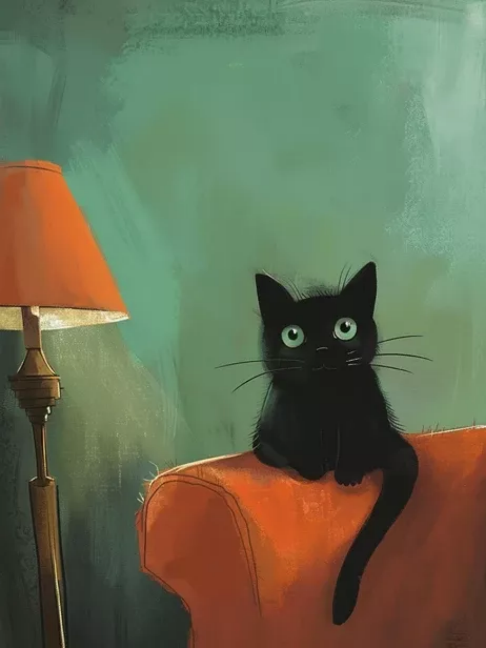 Midnight Cat | Diamond Painting