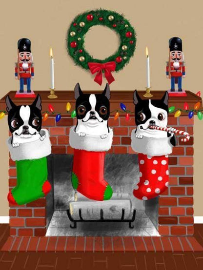 Boston Terrier Dog | Diamond Painting