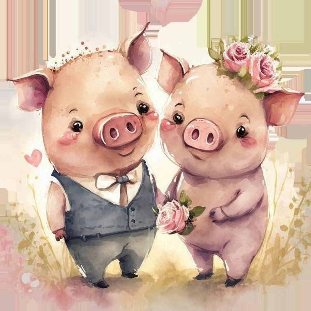 Pig | Diamond Painting