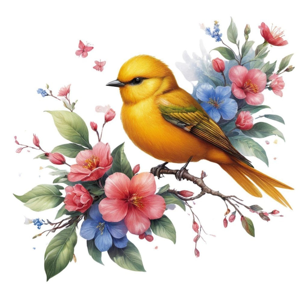 Birds and Flowers | Diamond Painting