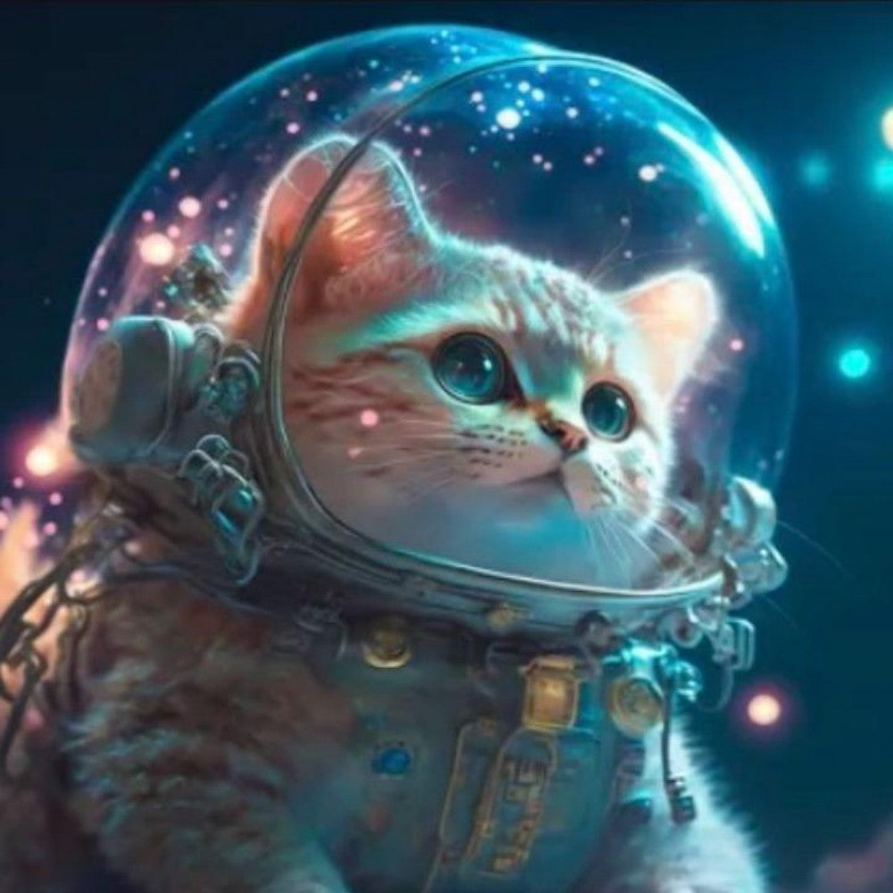 Cats in Space | Diamond Painting