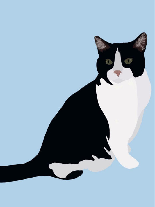 Tuxedo Cat  | Diamond Painting