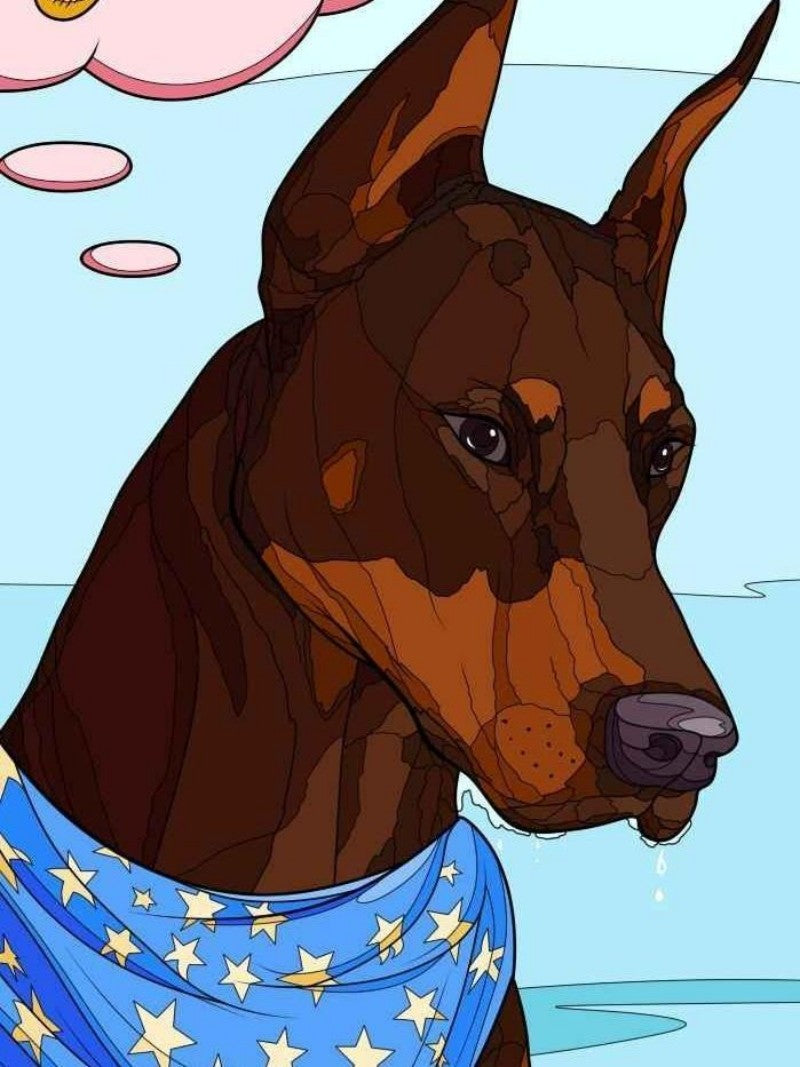 Dog Doberman | Diamond Painting