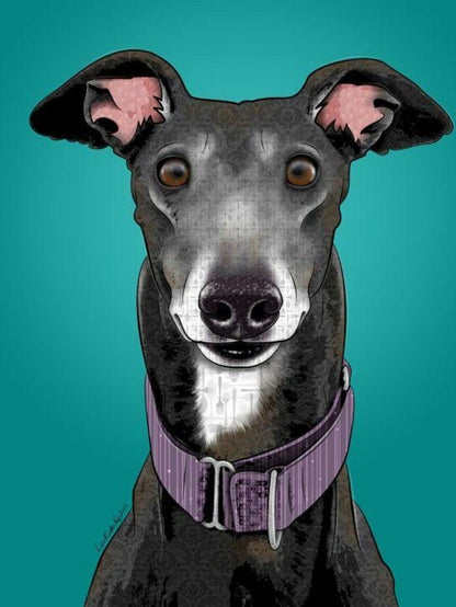 Whippet Dog | Diamond Painting