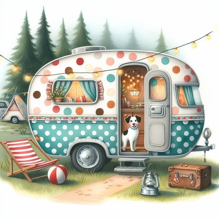Caravan Camping | Diamond Painting