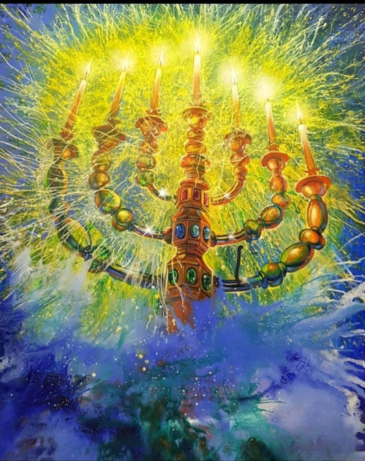 Jewish Hanukkah Judaica | Diamond Painting