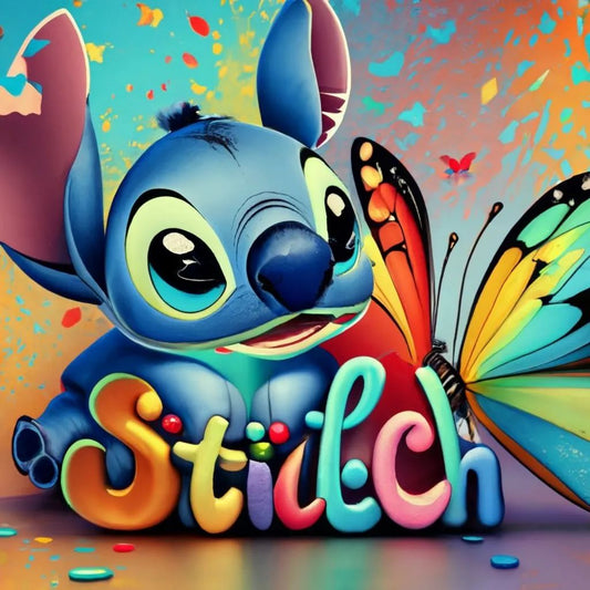 Alien Dog Stitch | Diamond Painting