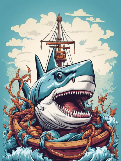 Shark | Diamond Painting