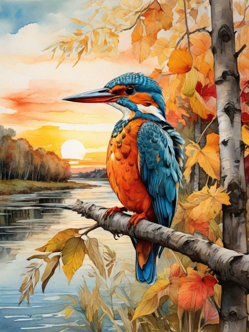 Kingfisher | Diamond Painting