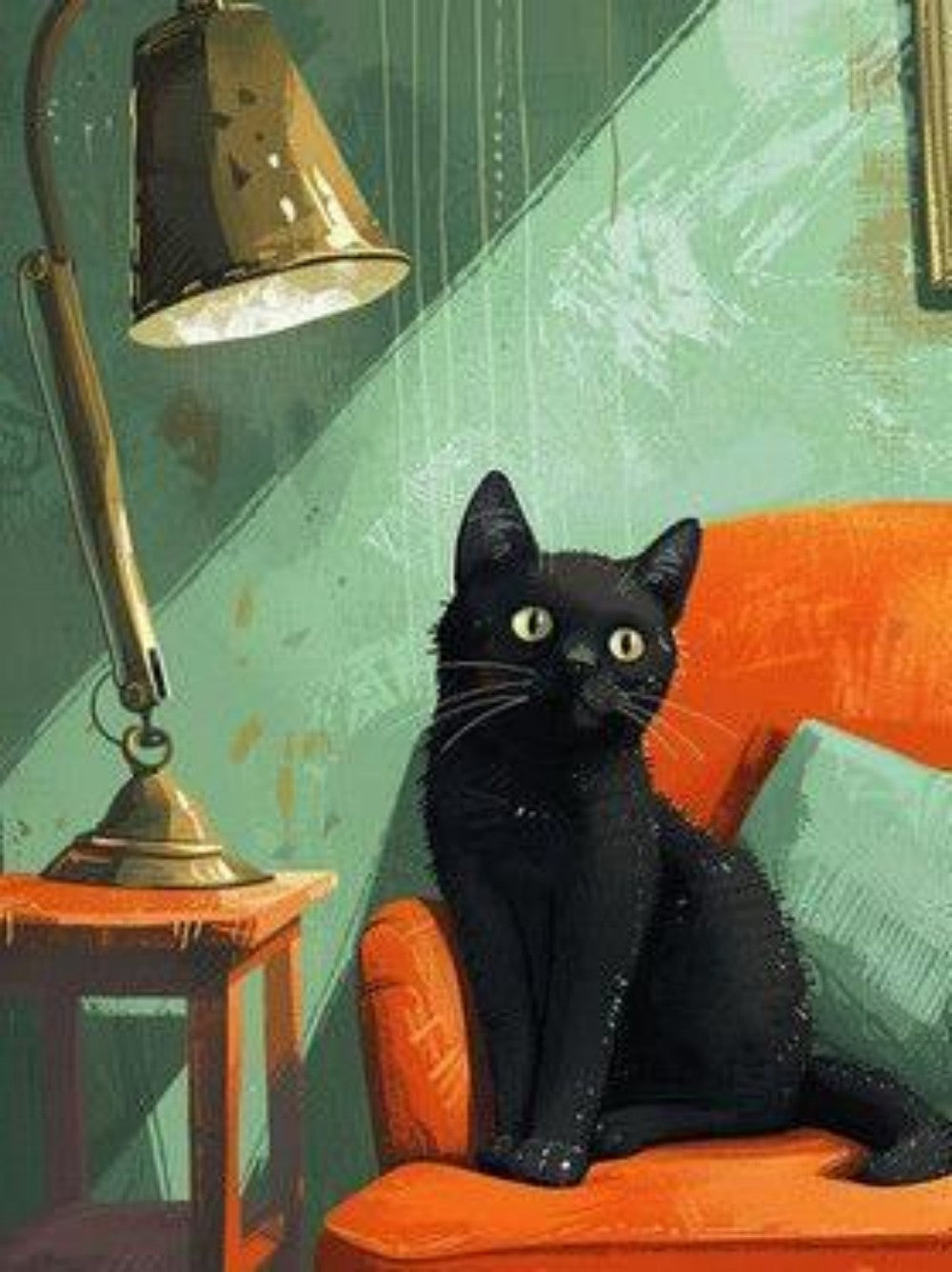 Midnight Cat | Diamond Painting