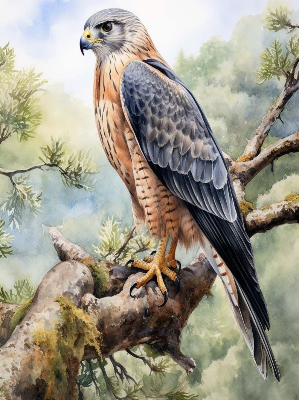 Falcon | Diamond Painting