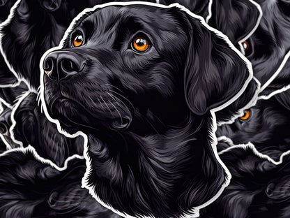 Black Labrador Dog | Diamond Painting