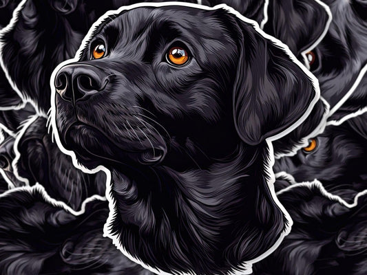 Black Labrador Dog | Diamond Painting