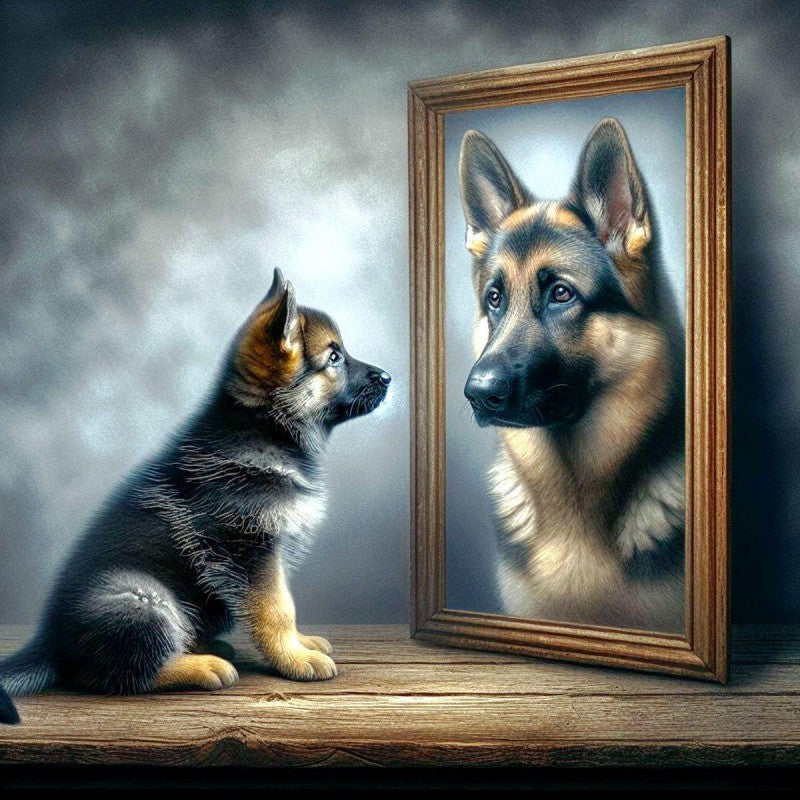 Dog German Shepherd | Diamond Painting