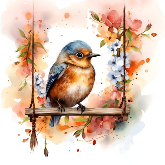 Birds and Flowers | Diamond Painting