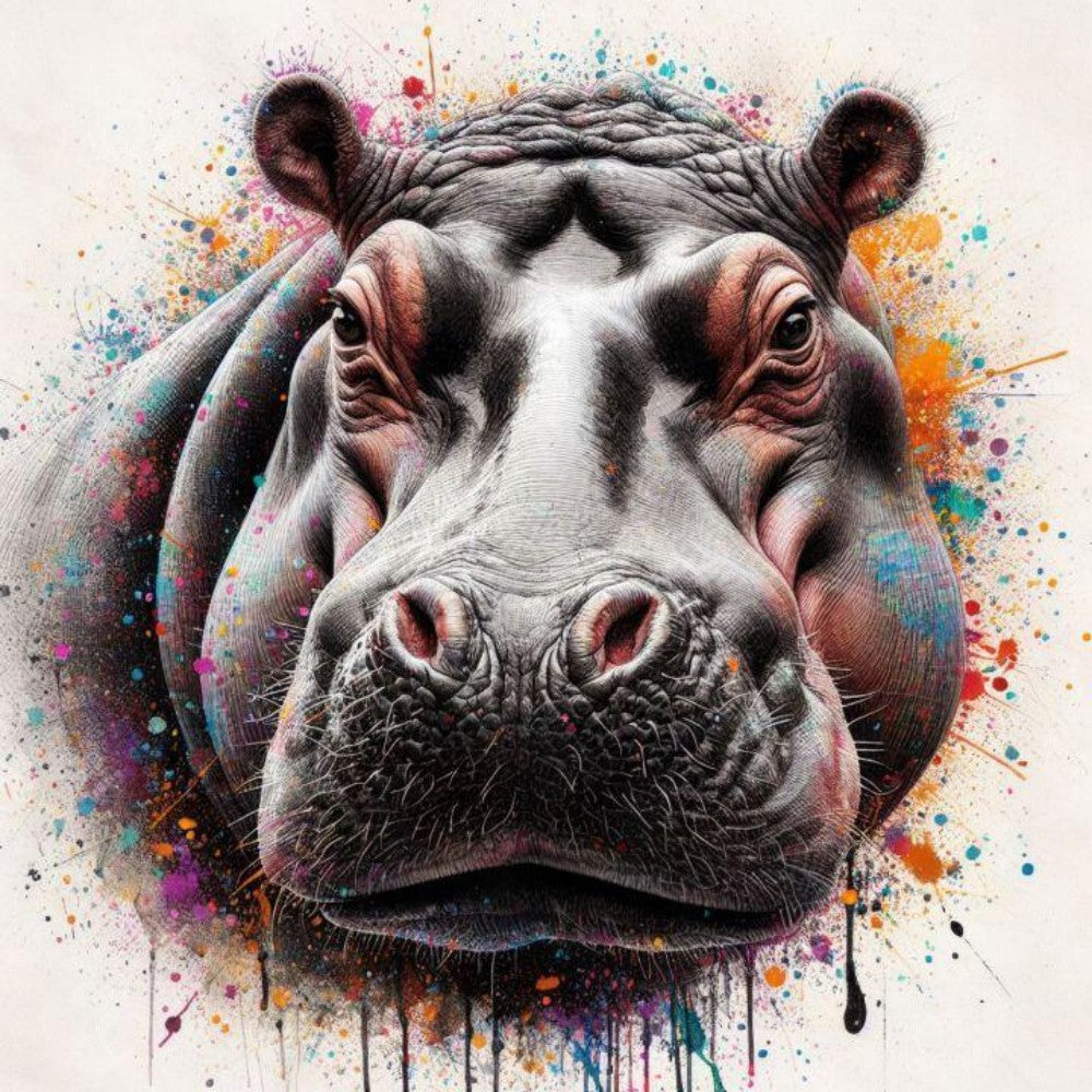 Hippo | Diamond Painting