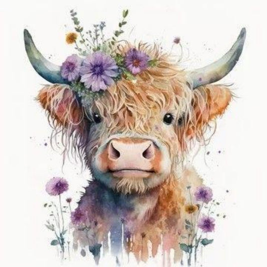 Highland Cow | Diamond Painting