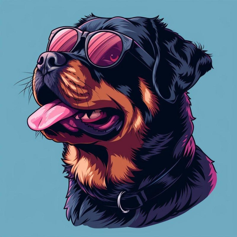 Rottweiler Dog | Diamond Painting