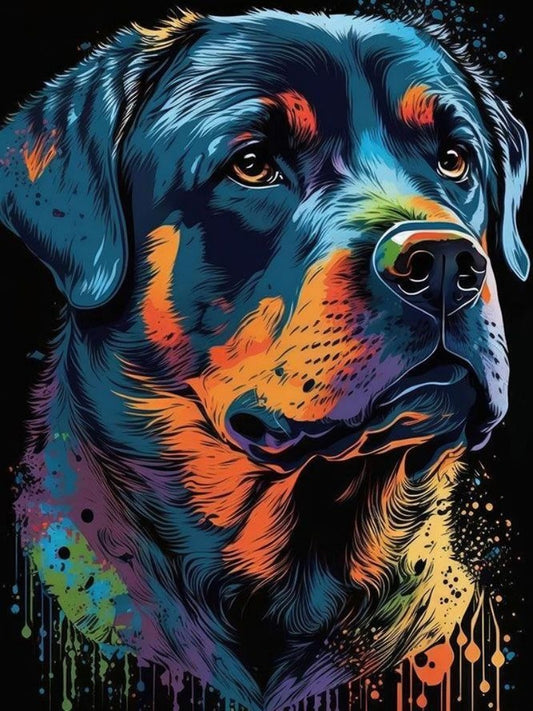 Rottweiler Dog | Diamond Painting