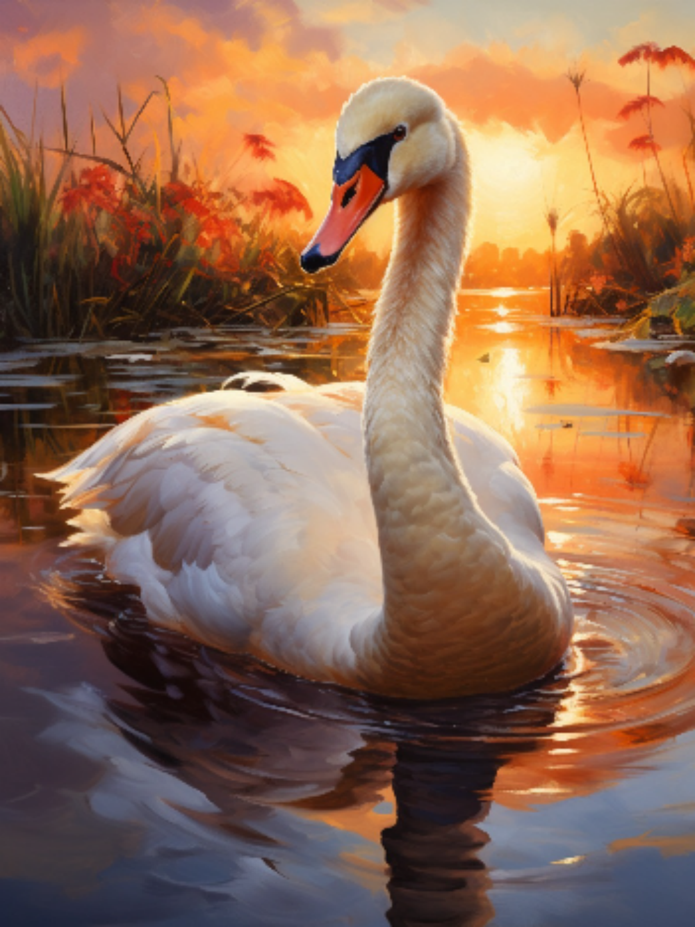 Swan | Diamond Painting