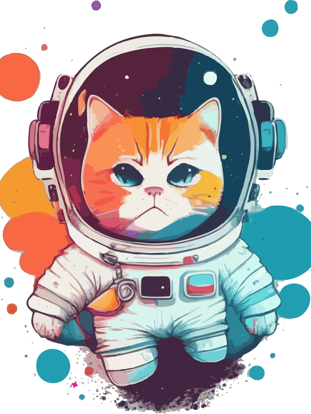 Cats in Space | Diamond Painting