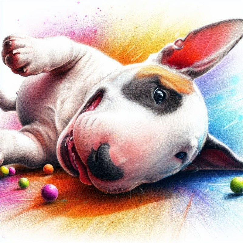 English Bull Terrier Dog | Diamond Painting