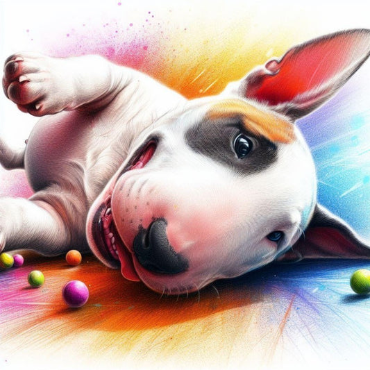 English Bull Terrier Dog | Diamond Painting