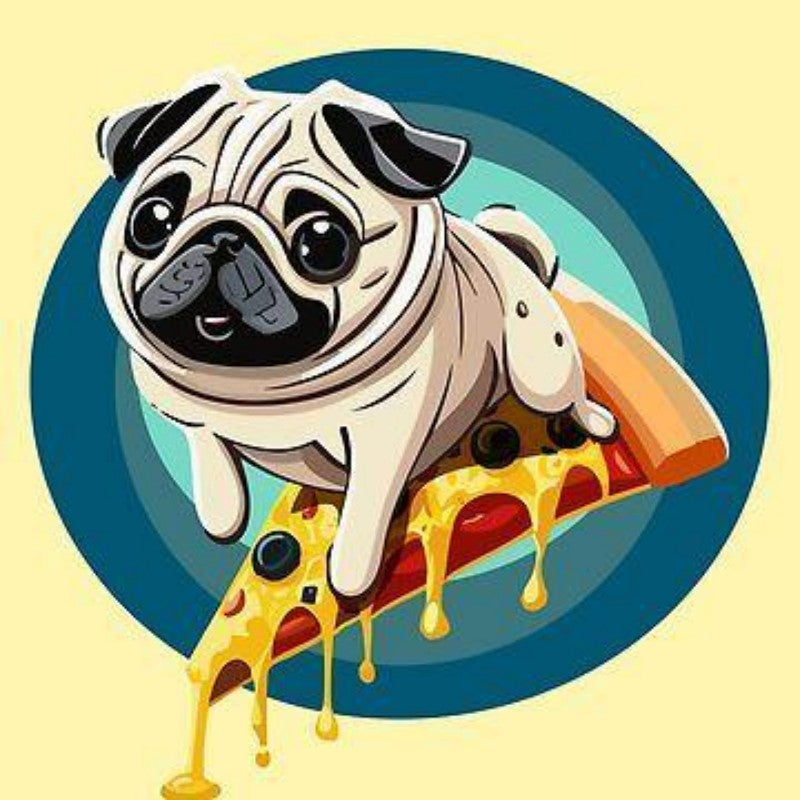 Dog Pug | Diamond Painting