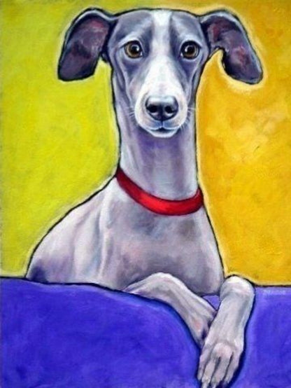 Whippet Dog | Diamond Painting