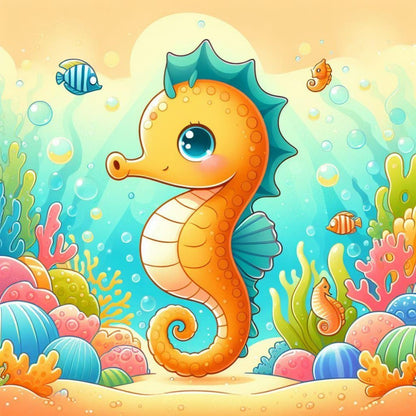 Seahorse | Diamond Painting