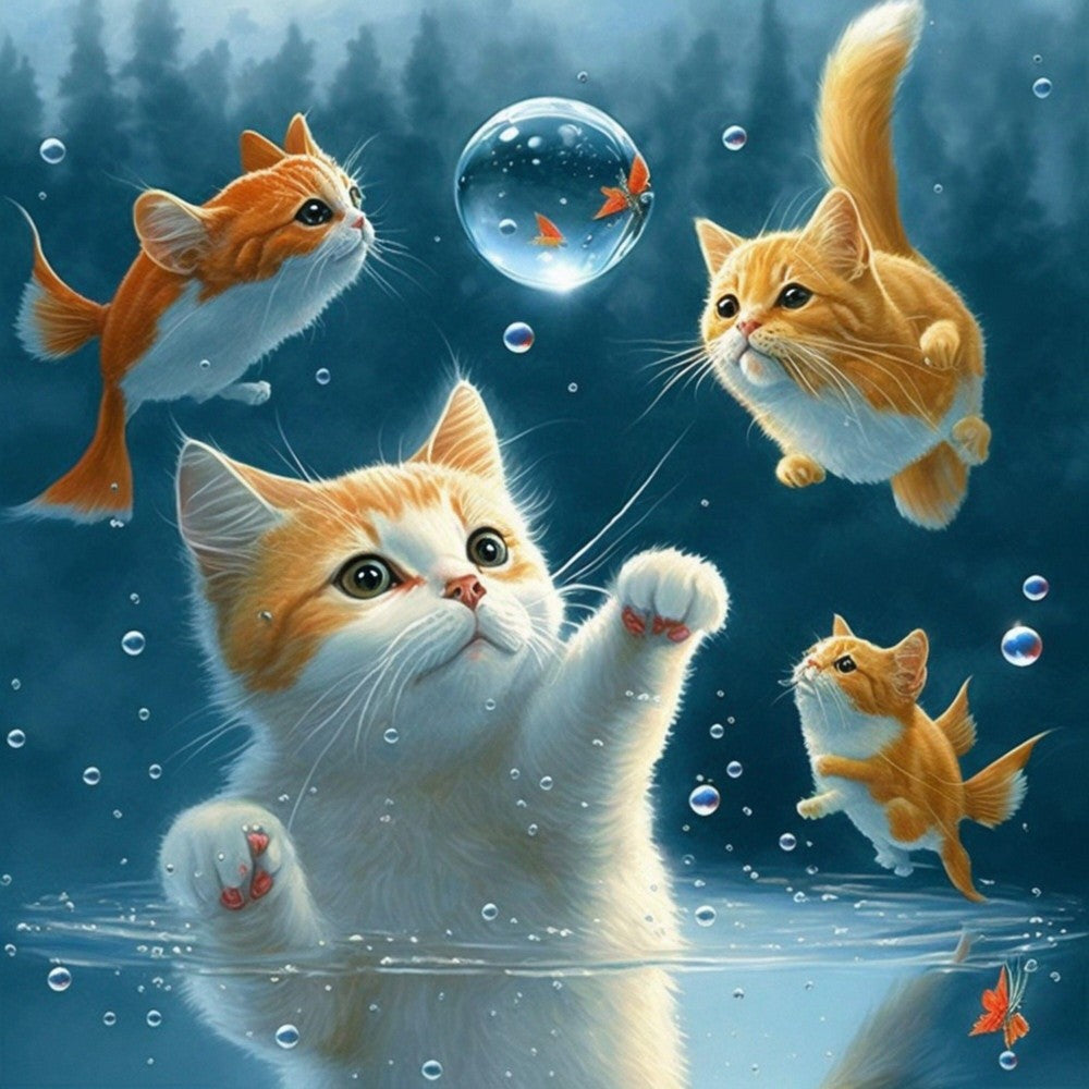 Cat Fish | Diamond Painting