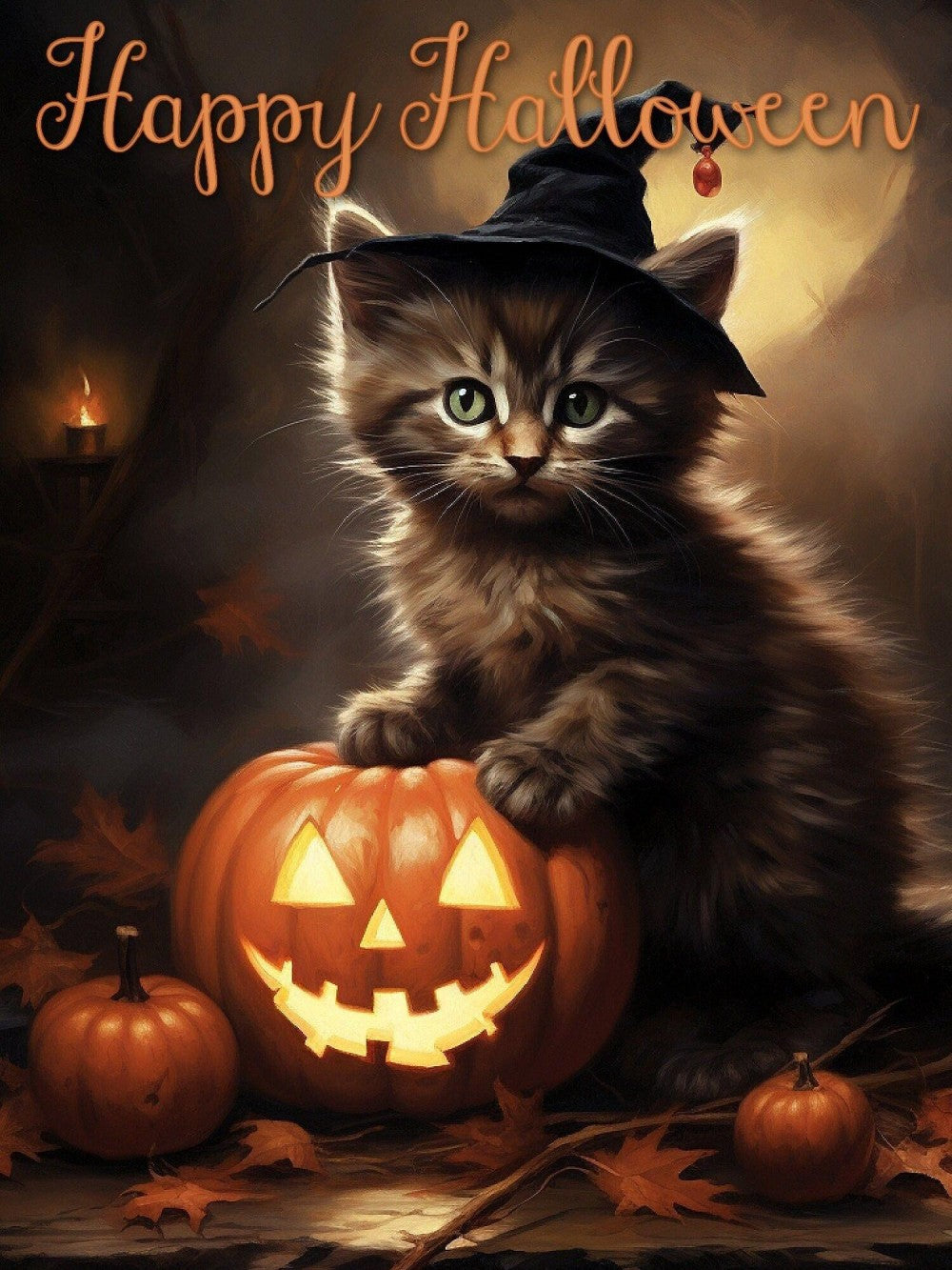 Halloween Cat | Diamond Painting