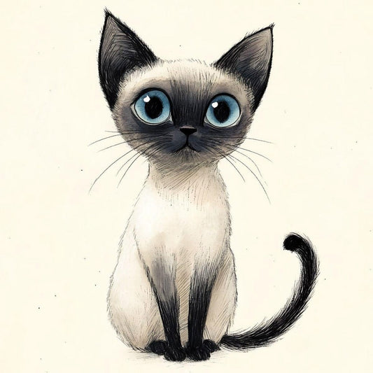 Siamese Cat | Diamond Painting