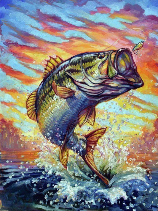 Bass Fish | Diamond Painting