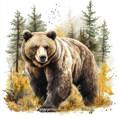 Brown Bear | Diamond Painting