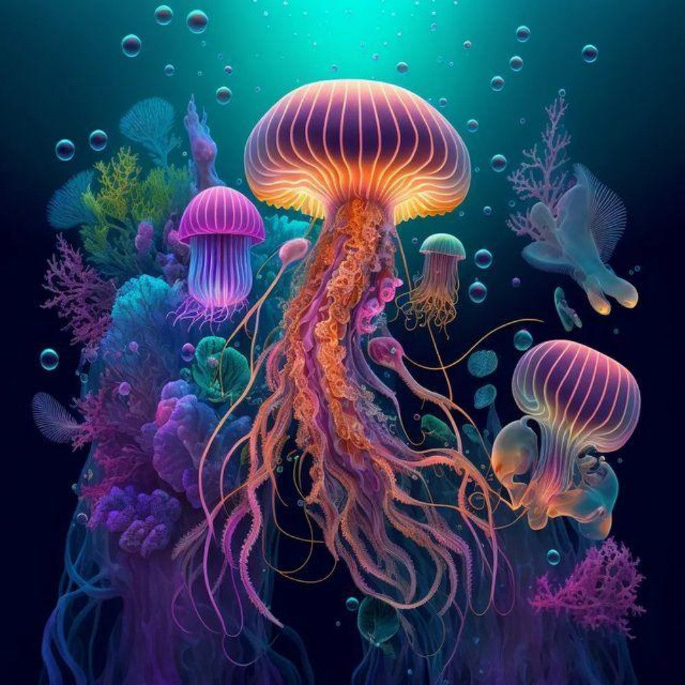 Jellyfish | Diamond Painting