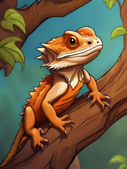 Bearded Dragon | Diamond Painting