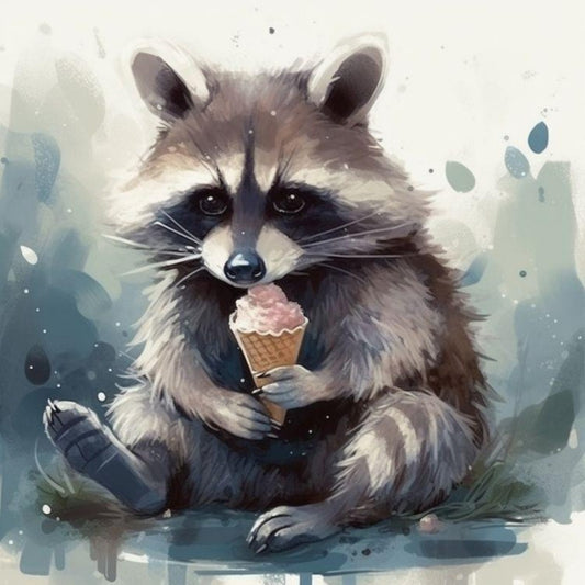 Raccoon | Diamond Painting
