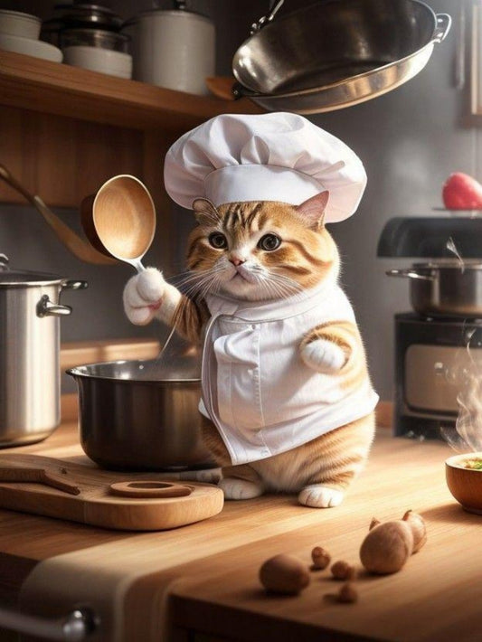 Cats in the Kitchen | Diamond Painting